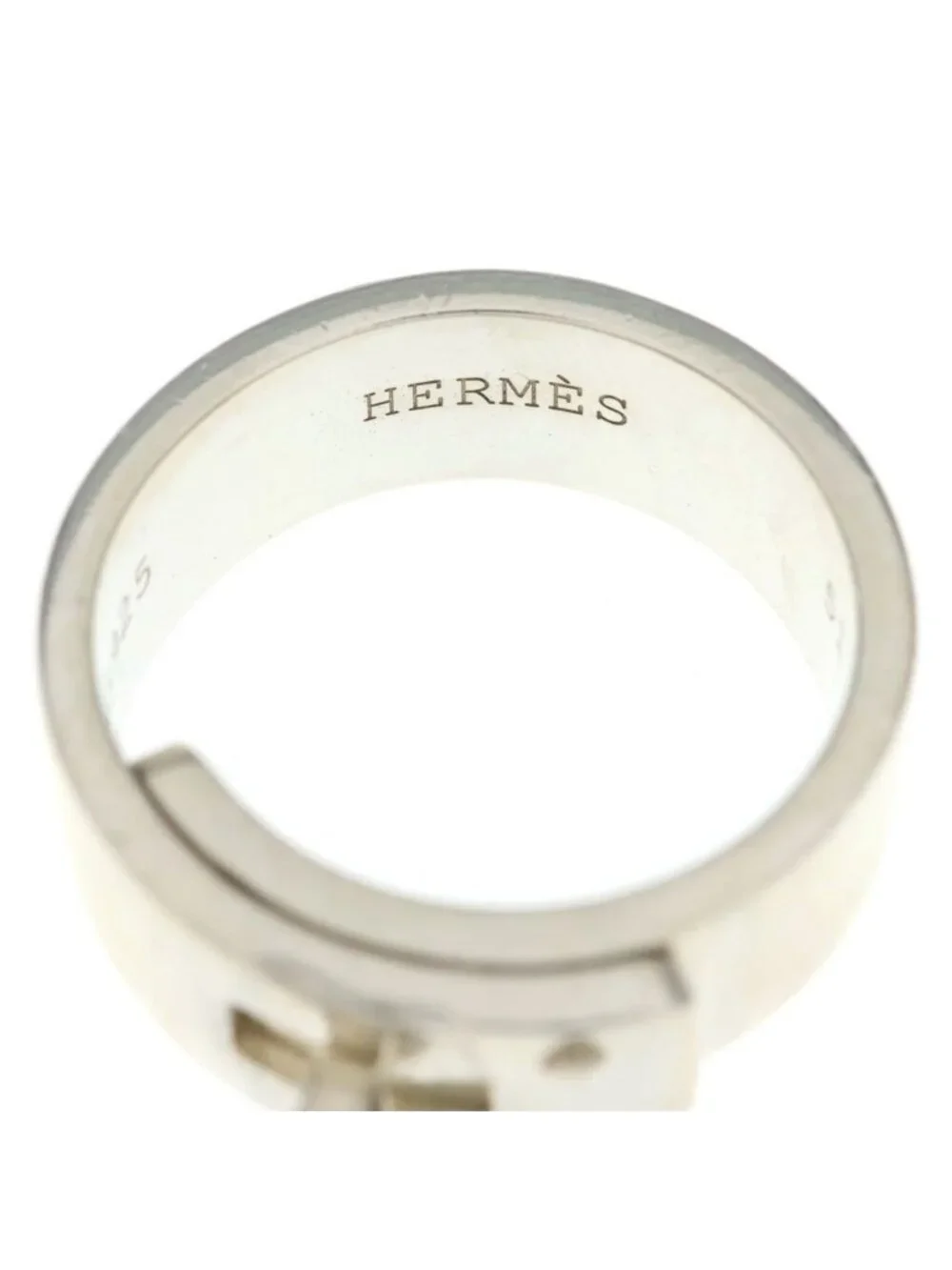 Hermes Kelly Cadena Ring Sterling 925 Silver